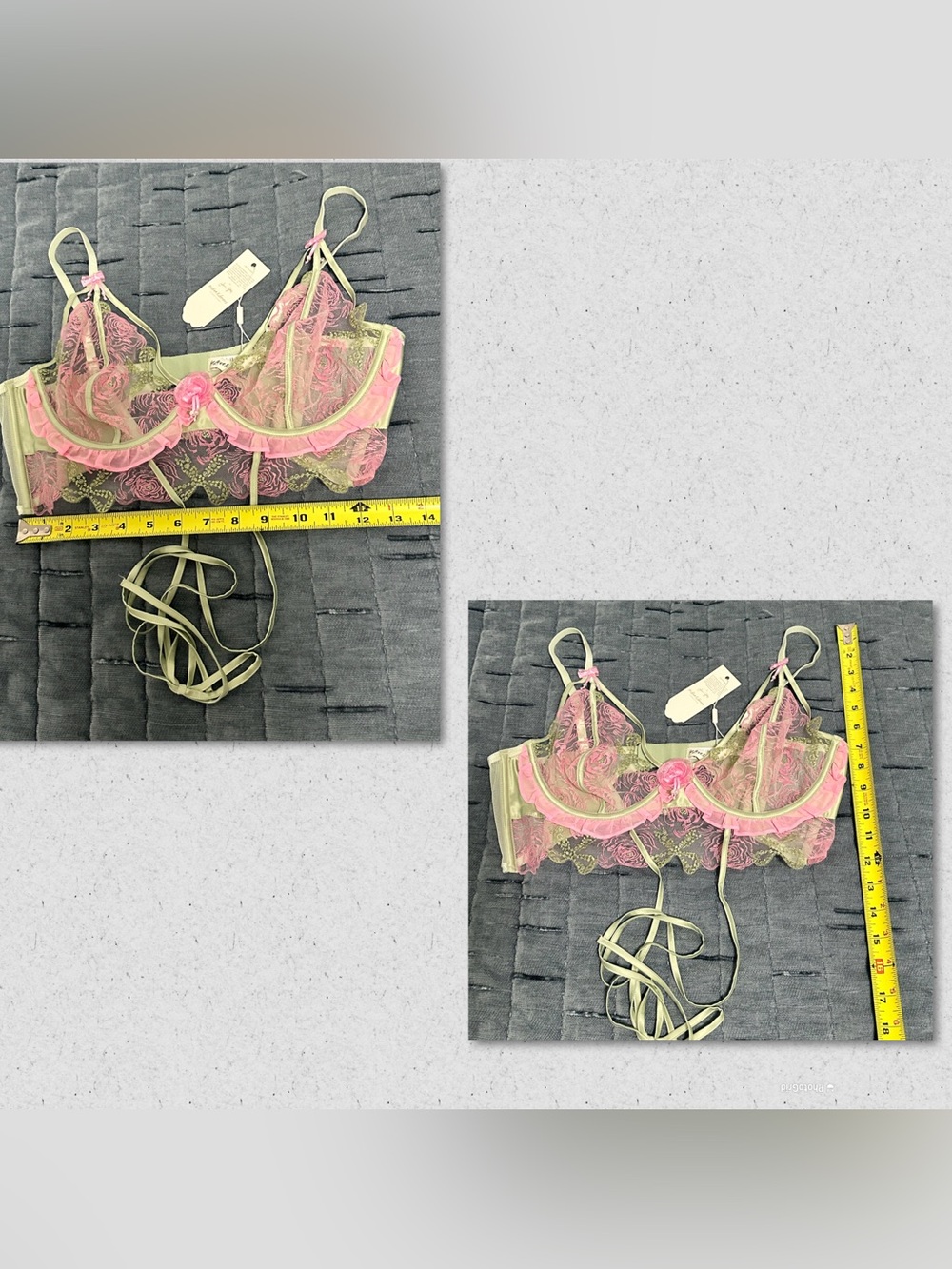 For Love And Lemons Blakely Bra & G-String Set - Picture 7 of 10